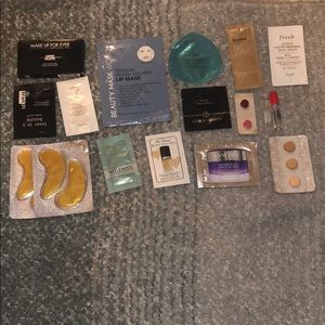 Sample makeup products
